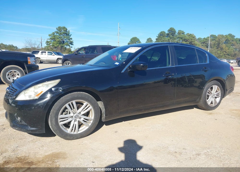 2013 INFINITI G37 JOURNEY VIN: JN1CV6AP6DM711572