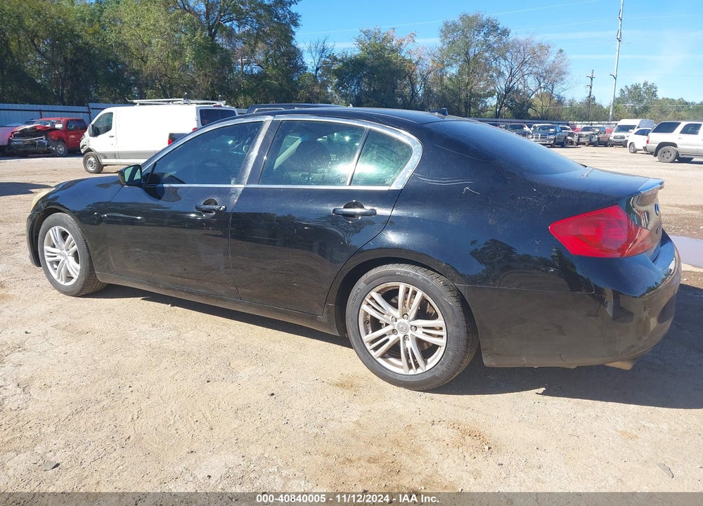 2013 INFINITI G37 JOURNEY VIN: JN1CV6AP6DM711572