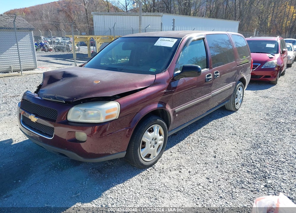 2006 CHEVROLET UPLANDER LS VIN: 1GNDV23LX6D114634