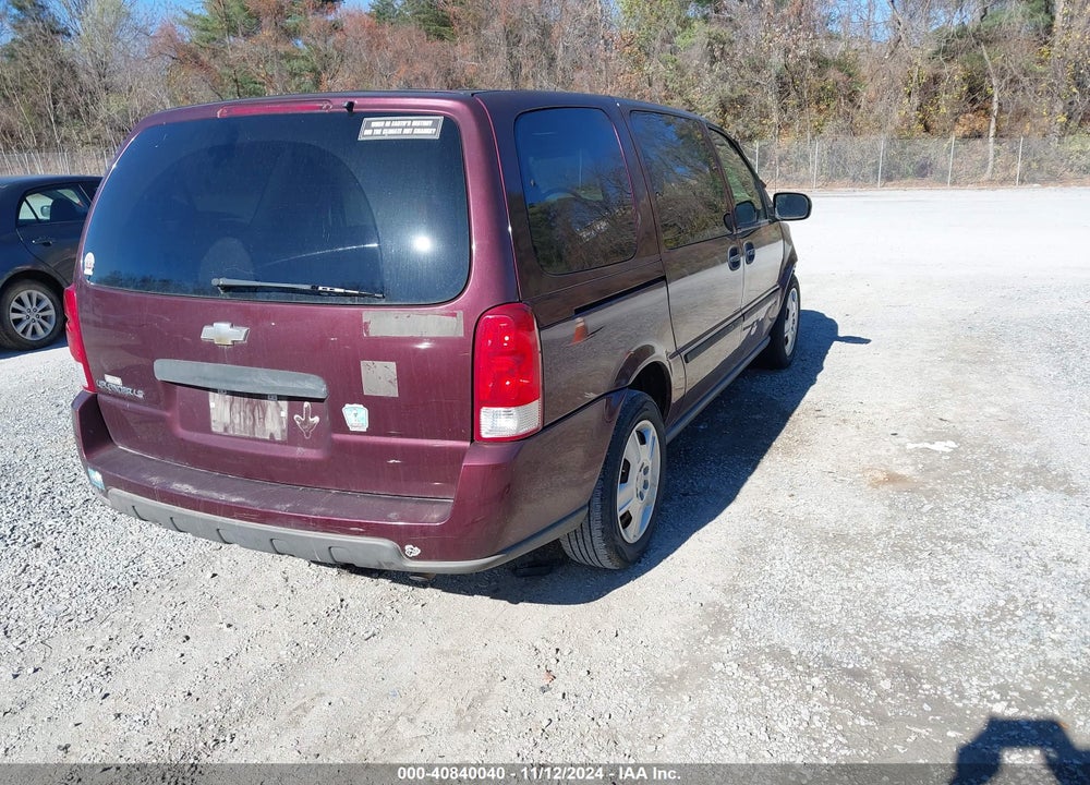 2006 CHEVROLET UPLANDER LS VIN: 1GNDV23LX6D114634
