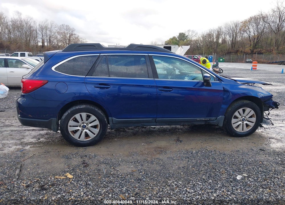 2017 SUBARU OUTBACK 2.5I PREMIUM VIN: 4S4BSAHCXH3314980