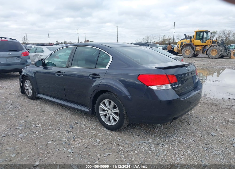 2010 SUBARU LEGACY 2.5I PREMIUM VIN: 4S3BMCG60A3232588