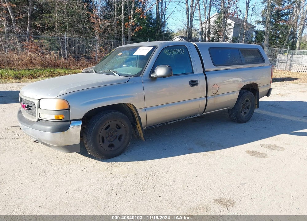 2002 GMC SIERRA 1500 STANDARD VIN: 1GTEC14V32Z343201