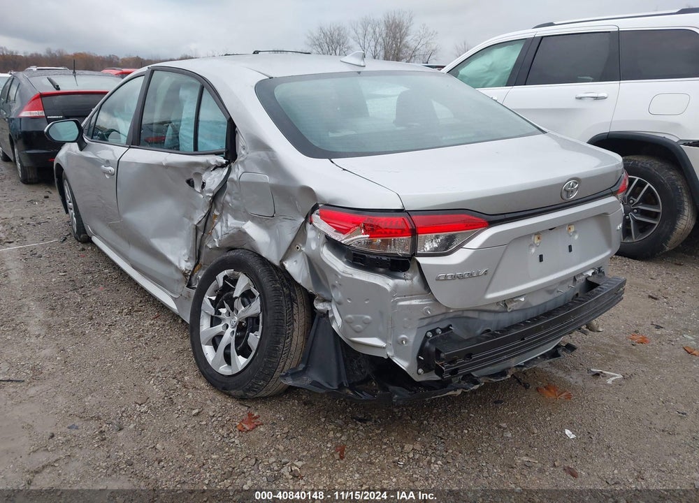 2022 TOYOTA COROLLA LE VIN: 5YFEPMAE6NP345114