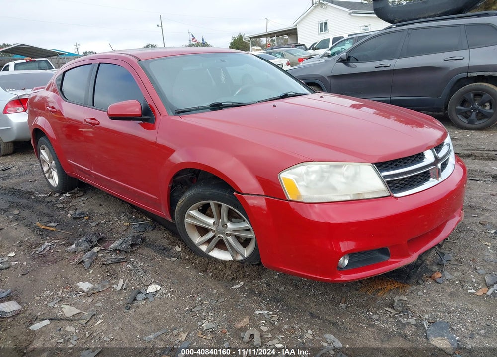 2012 DODGE AVENGER SXT PLUS VIN: 1C3CDZEG3CN309873