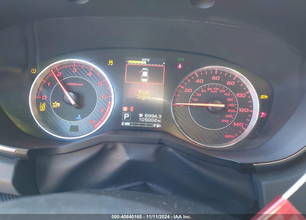 2019 SUBARU IMPREZA 2.0I SPORT VIN: 4S3GKAM66K3609835