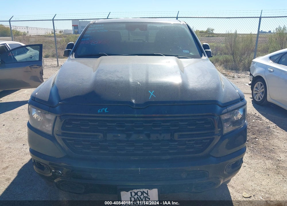 2022 RAM 1500 LONE STAR 4X2 5'7 BOX VIN: 1C6RREFTXNN217858