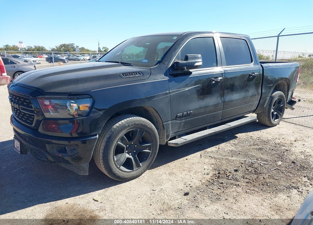 2022 RAM 1500 LONE STAR 4X2 5'7 BOX VIN: 1C6RREFTXNN217858