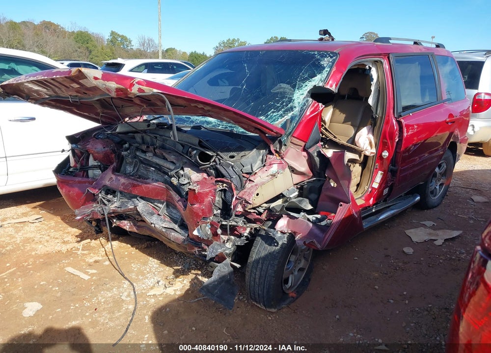 2006 HONDA PILOT EX-L VIN: 5FNYF18516B021800