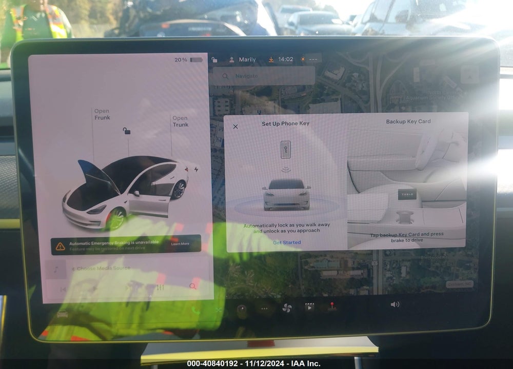 2018 TESLA MODEL 3 LONG RANGE/PERFORMANCE VIN: 5YJ3E1EB8JF185822