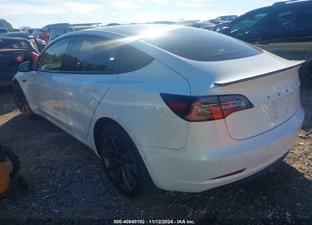 2018 TESLA MODEL 3 LONG RANGE/PERFORMANCE VIN: 5YJ3E1EB8JF185822