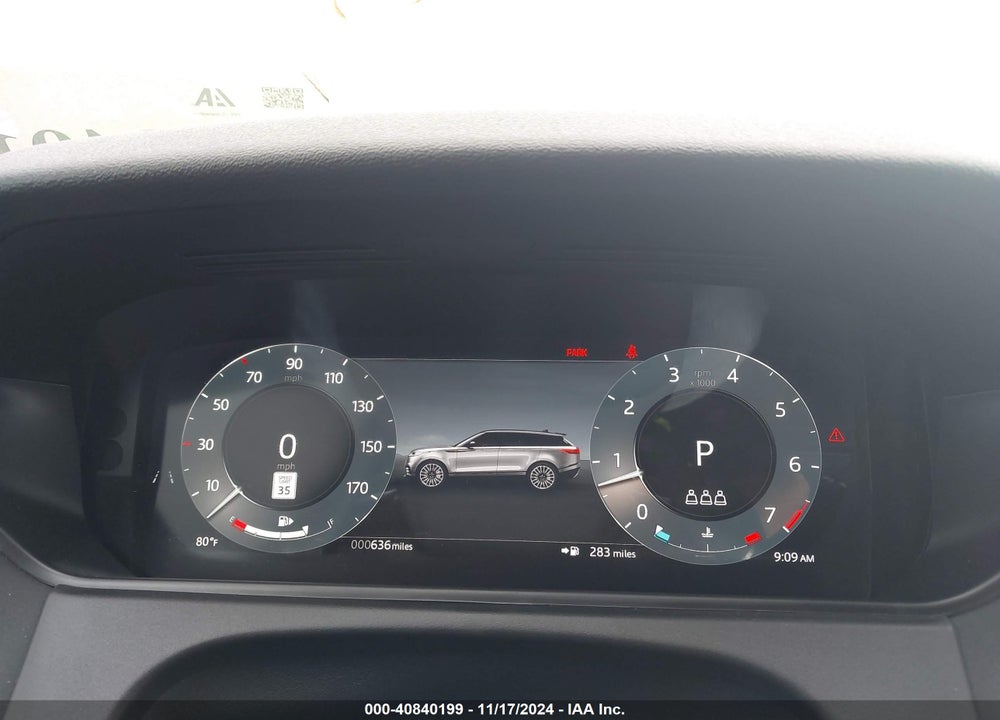 2025 LAND ROVER RANGE ROVER VELAR P400 DYNAMIC SE VIN: SALYL2FU5SA804090