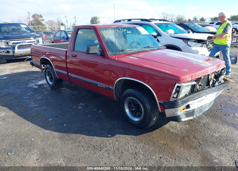 1993 CHEVROLET S TRUCK S10 VIN: 1GCCS14R8P0196799