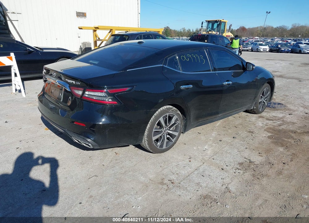 2019 NISSAN MAXIMA 3.5 SV VIN: 1N4AA6AV5KC369331