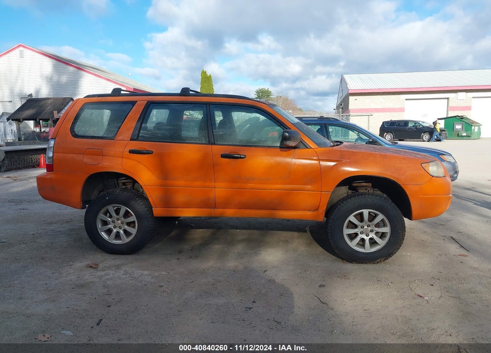 2007 SUBARU FORESTER 2.5X VIN: JF1SG65647H700660