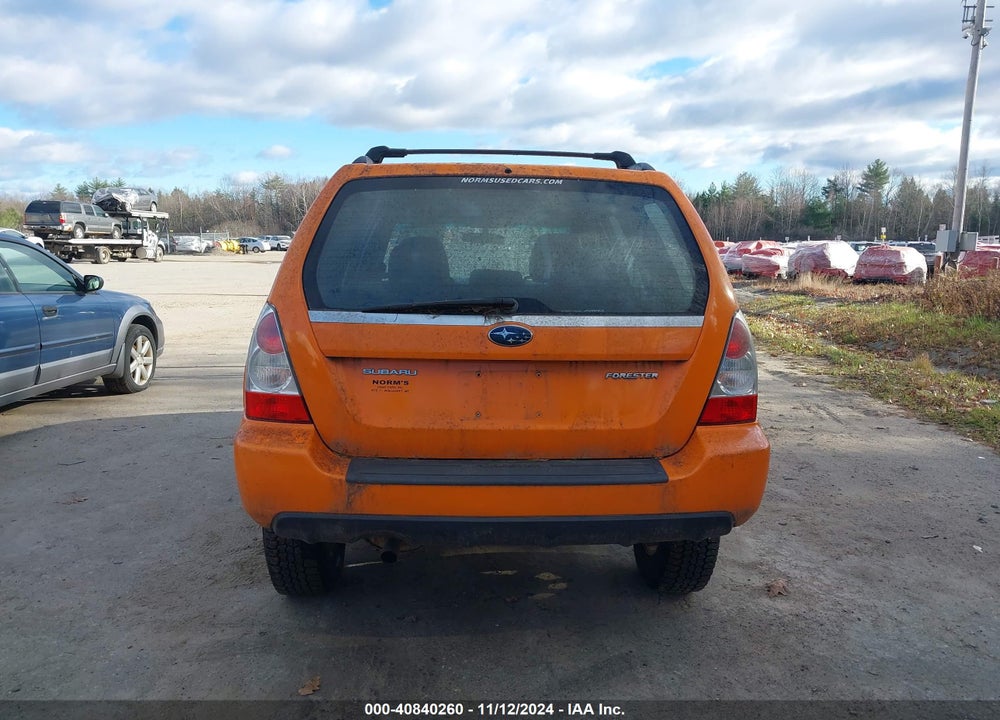2007 SUBARU FORESTER 2.5X VIN: JF1SG65647H700660