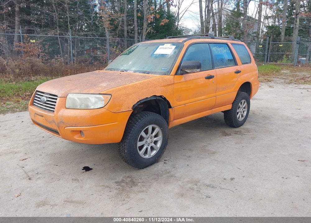 2007 SUBARU FORESTER 2.5X VIN: JF1SG65647H700660
