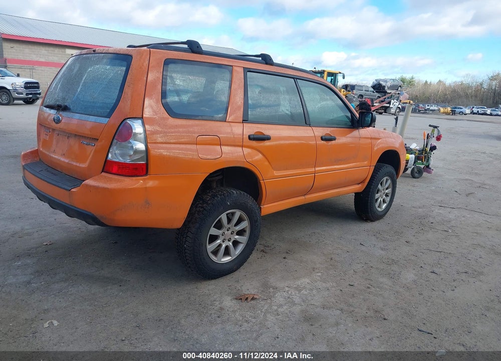 2007 SUBARU FORESTER 2.5X VIN: JF1SG65647H700660
