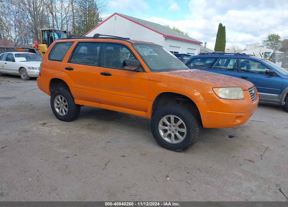 2007 SUBARU FORESTER 2.5X VIN: JF1SG65647H700660