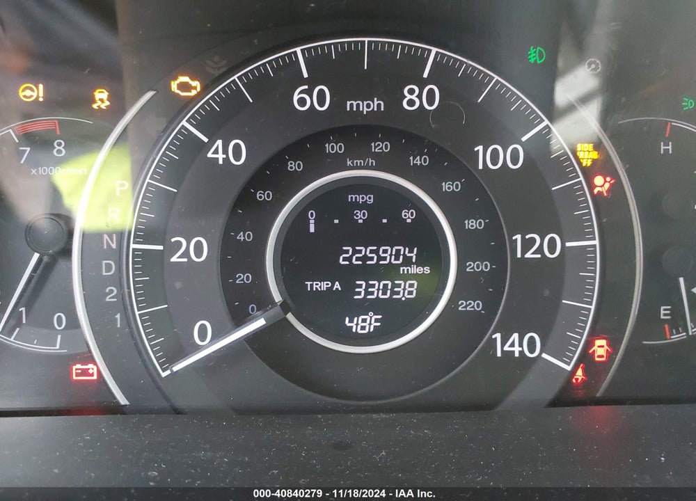 2012 HONDA CR-V EX-L VIN: JHLRM3H79CC003709