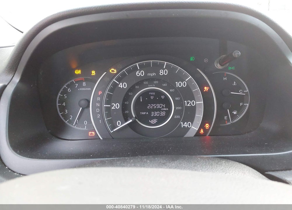 2012 HONDA CR-V EX-L VIN: JHLRM3H79CC003709