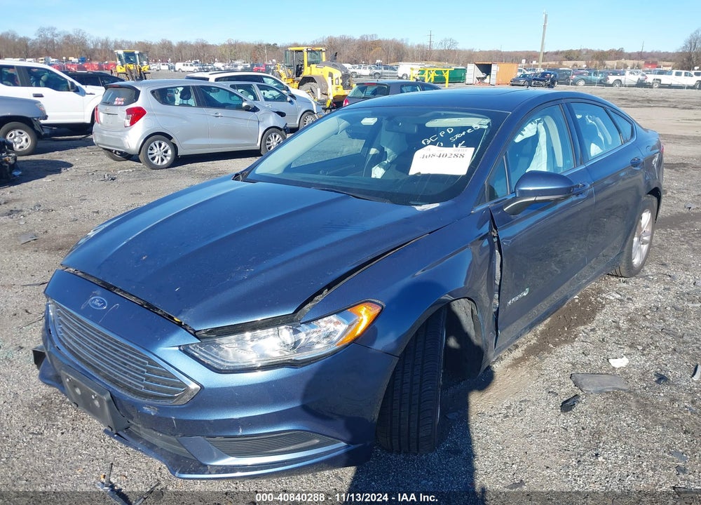 2018 FORD FUSION HYBRID SE VIN: 3FA6P0LU7JR151462
