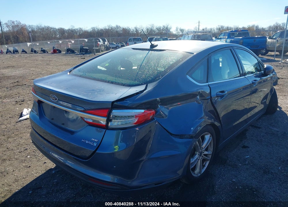 2018 FORD FUSION HYBRID SE VIN: 3FA6P0LU7JR151462