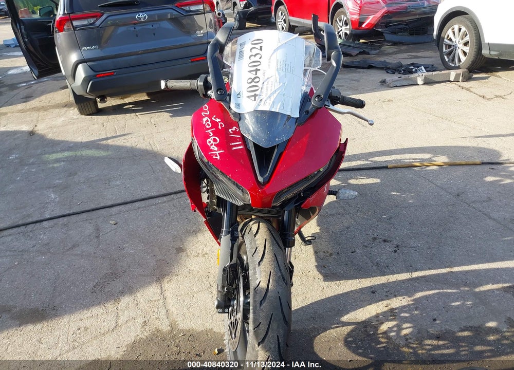 2025 TRIUMPH MOTORCYCLE DAYTONA 660 VIN: SMTL23UFXSTBU6371