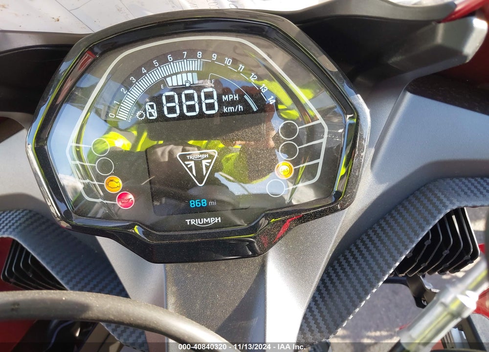 2025 TRIUMPH MOTORCYCLE DAYTONA 660 VIN: SMTL23UFXSTBU6371