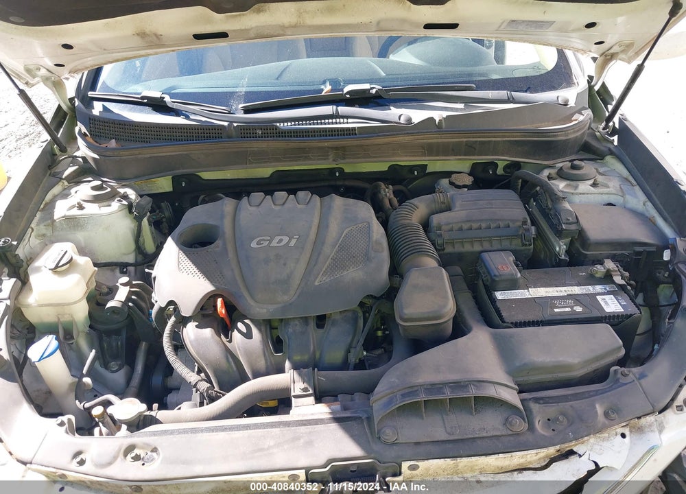 2012 HYUNDAI SONATA GLS VIN: 5NPEB4AC3CH496581