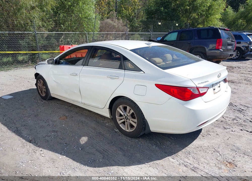 2012 HYUNDAI SONATA GLS VIN: 5NPEB4AC3CH496581