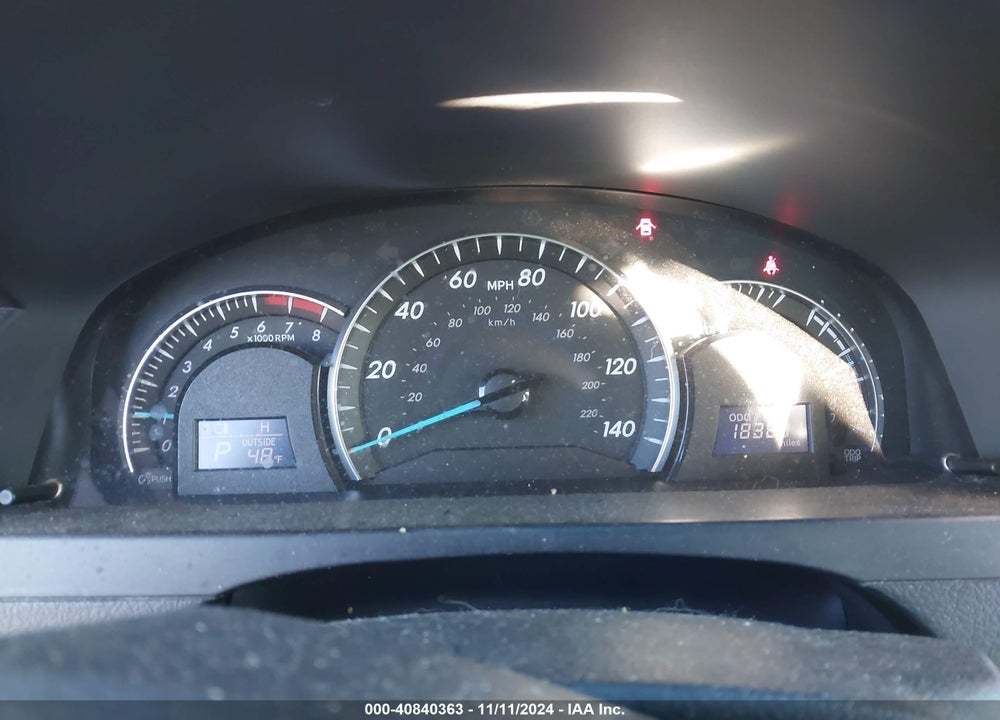 2012 TOYOTA CAMRY XLE VIN: 4T4BF1FKXCR218046