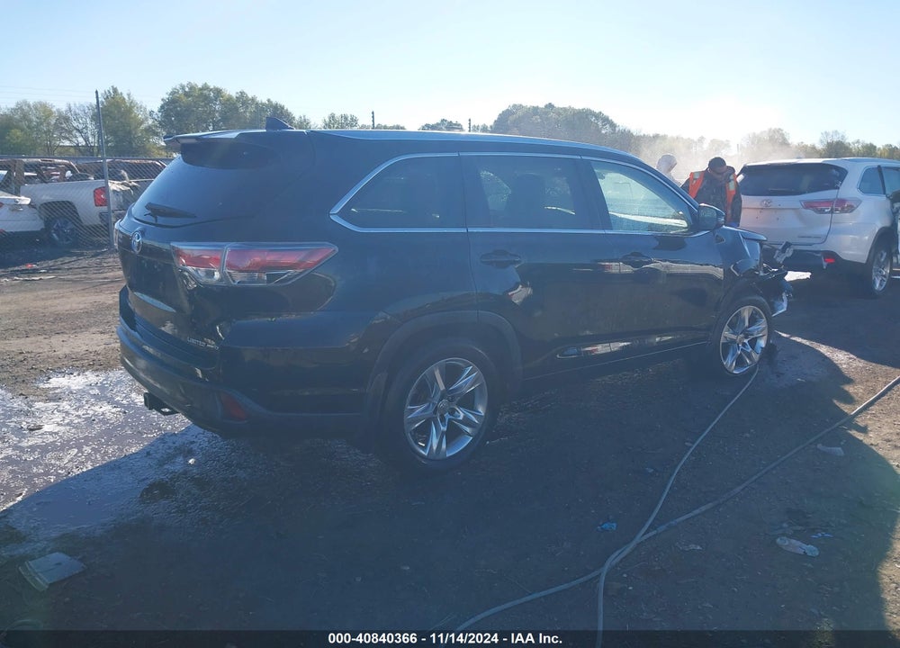 2015 TOYOTA HIGHLANDER LIMITED PLATINUM V6 VIN: 5TDDKRFHXFS104272