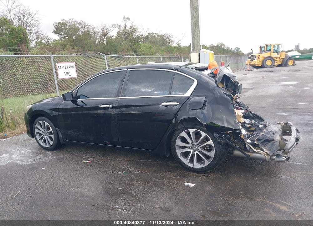 2015 HONDA ACCORD SPORT VIN: 1HGCR2F58FA258238