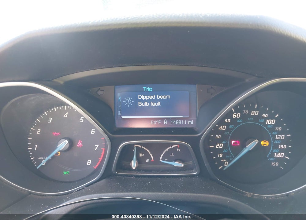 2012 FORD FOCUS SEL VIN: 1FAHP3M2XCL326067