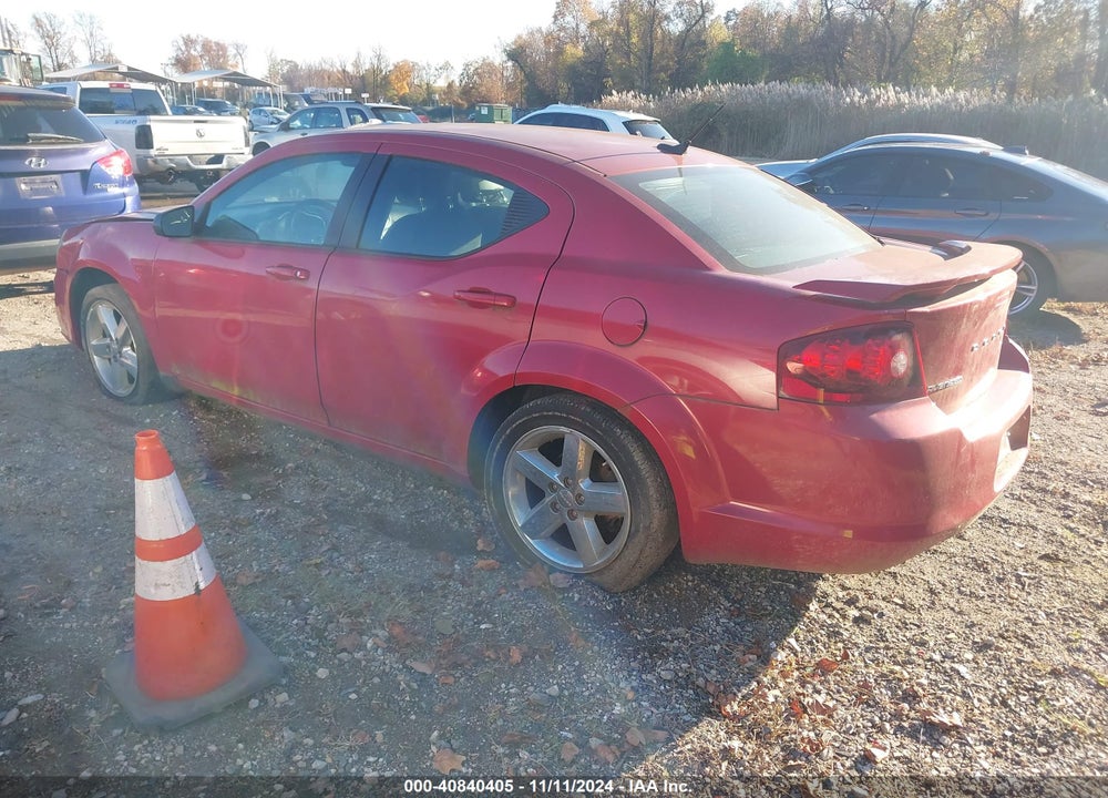 2013 DODGE AVENGER SE V6 VIN: 1C3CDZAG8DN769294