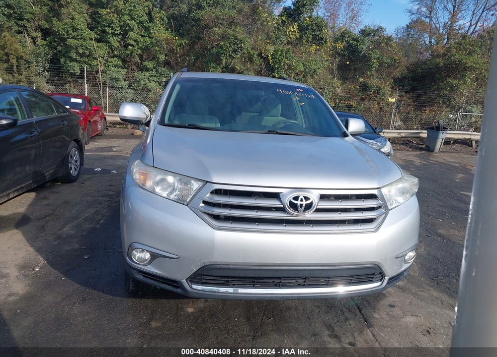 2013 TOYOTA HIGHLANDER BASE PLUS V6 VIN: 5TDZK3EH4DS110473