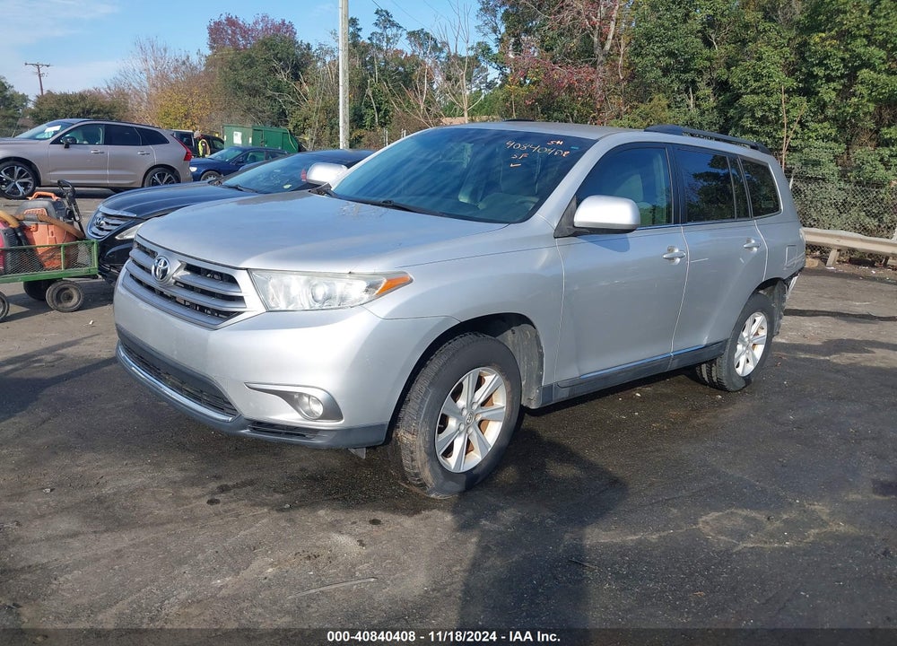 2013 TOYOTA HIGHLANDER BASE PLUS V6 VIN: 5TDZK3EH4DS110473