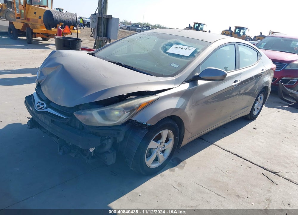 2014 HYUNDAI ELANTRA SE VIN: 5NPDH4AE7EH477093