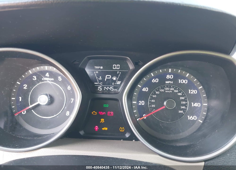 2014 HYUNDAI ELANTRA SE VIN: 5NPDH4AE7EH477093