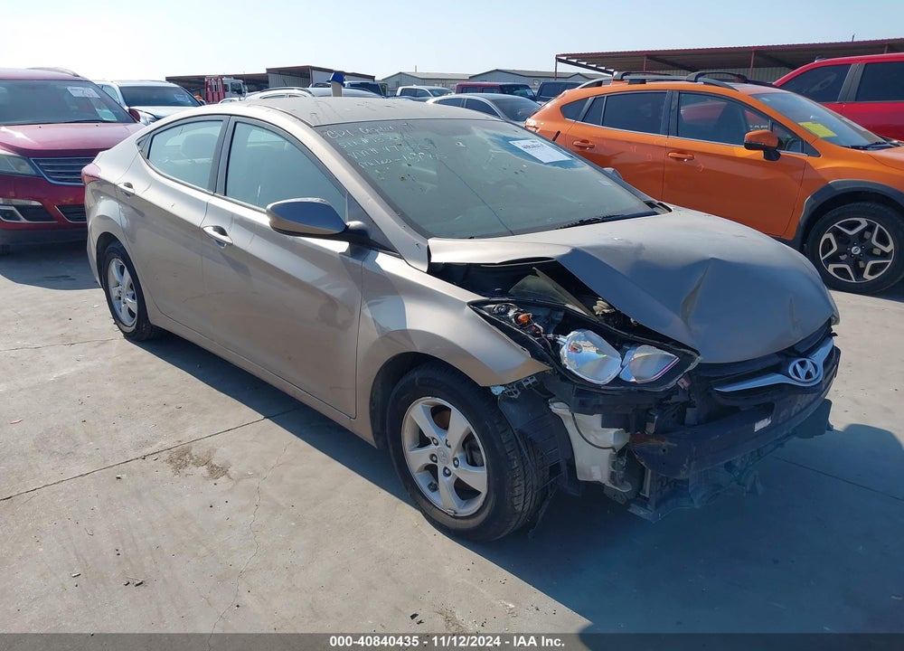2014 HYUNDAI ELANTRA SE VIN: 5NPDH4AE7EH477093