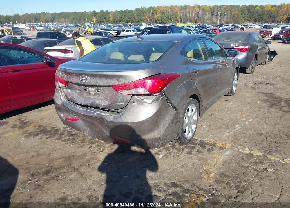 2013 HYUNDAI ELANTRA LIMITED VIN: 5NPDH4AE3DH380858