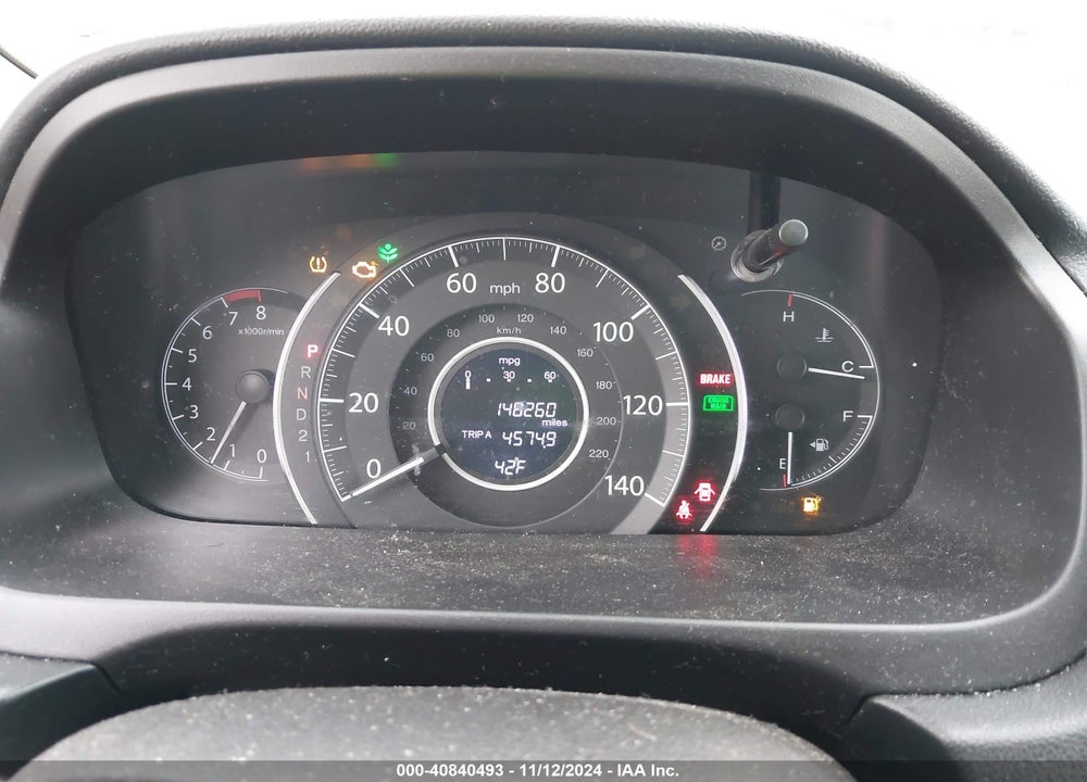 2014 HONDA CR-V LX VIN: 5J6RM4H39EL117335