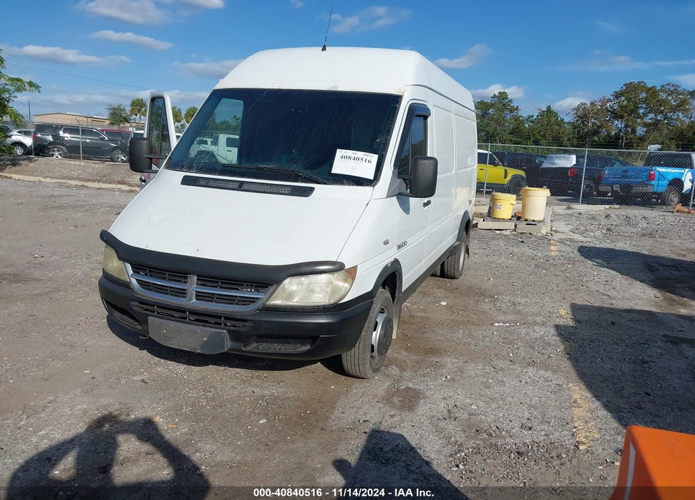 2003 DODGE SPRINTER VAN 3500 HIGH CEILING/SUPER HIGH CEILING VIN: WD2YD442535530819
