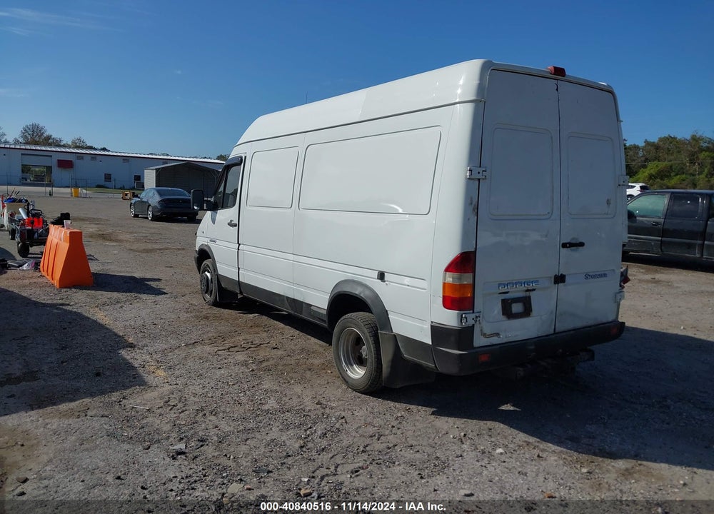 2003 DODGE SPRINTER VAN 3500 HIGH CEILING/SUPER HIGH CEILING VIN: WD2YD442535530819