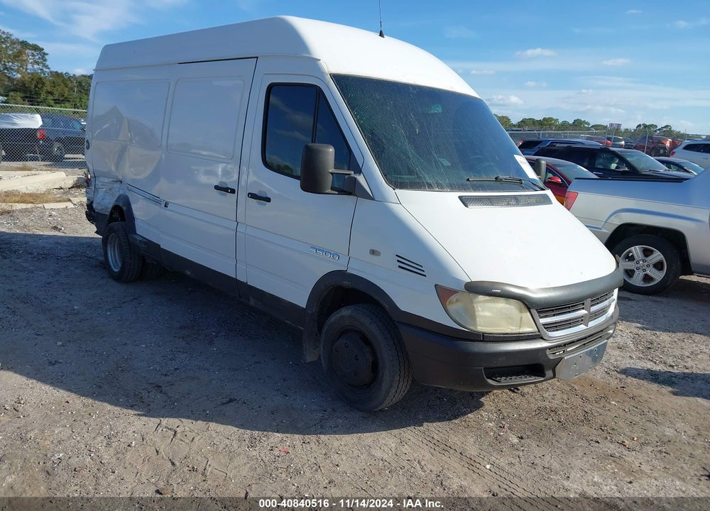 2003 DODGE SPRINTER VAN 3500 HIGH CEILING/SUPER HIGH CEILING VIN: WD2YD442535530819