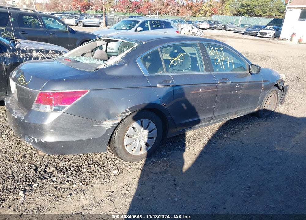 2010 HONDA ACCORD 2.4 LX VIN: 1HGCP2F37AA025870