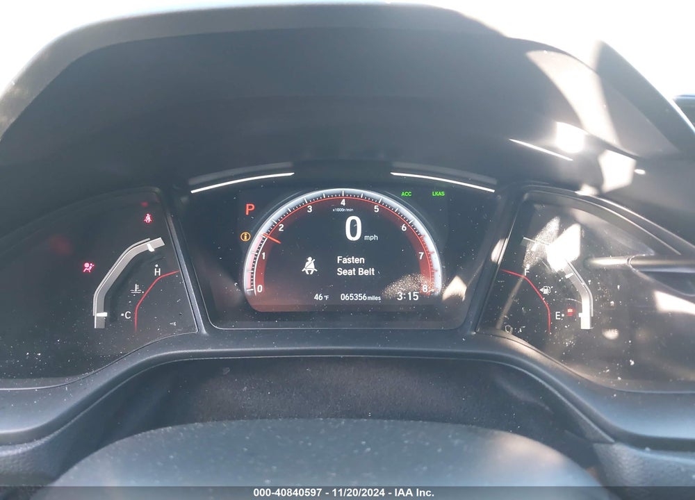 2020 HONDA CIVIC SPORT VIN: SHHFK7H49LU221802