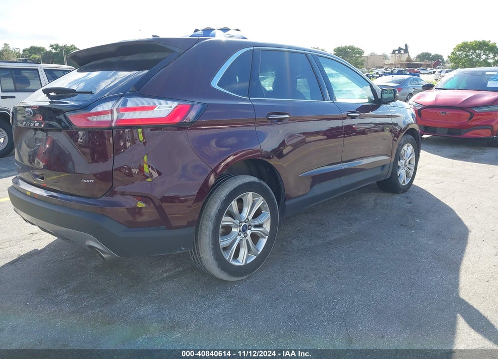 2022 FORD EDGE TITANIUM VIN: 2FMPK4K92NBA39086