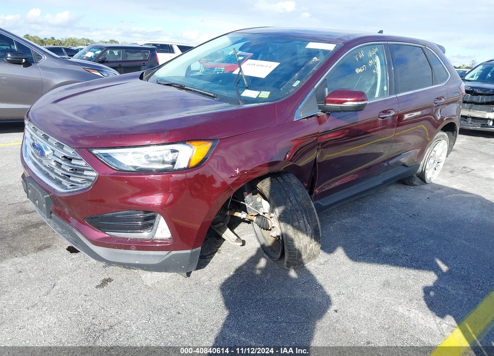 2022 FORD EDGE TITANIUM VIN: 2FMPK4K92NBA39086